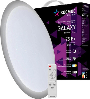 КОСМОС KSGala75W белый Светодиодный настенно-потолочный светильник КОСМОС KSGala75W белый