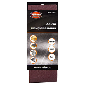 AV STEEL (AV-820410) 75х457мм Р100 3шт