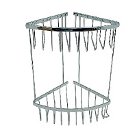 САНАКС 75053 Полочка угловая овальная хром Полка