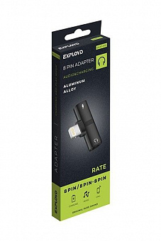 EXPLOYD EX-AD-1172 Переходник/Exployd/8 pin/8 pin - 8 pin/чёрный/ переходник