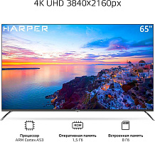 HARPER 65Q851TS UHD SMART Яндекс LED-телевизор