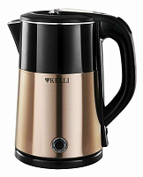 KELLI KL-1802 бронзовый Чайник электрический KELLI KL-1802 бронзовый