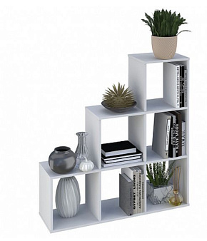 POLINI Стеллаж Polini Home Smart Каскадный 6 секций, белый (1кор) Стеллаж