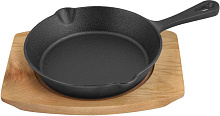 MY REAL IRON COOK порц чугун лит/руч 18,5см на подставке TM Сковорода