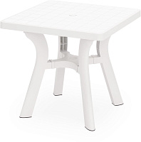АЛЬТЕРНАТИВА М8821 Атлант стол квадратный 800мм (белый) Мебель из пластика