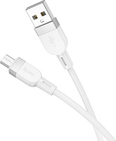 HOCO (6942007636230) X109m 2.4A USB-microUSB 1 m белый Кабель