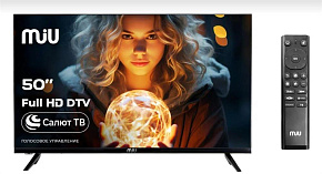 MIU 50SLT101SV SMART TV Салют безрамочный Телевизор