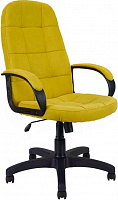 ЯРКРЕСЛА Кресло Кр45 ТГ ПЛАСТ SR40 (ткань желтая) КомпьютерноеОфисное кресло