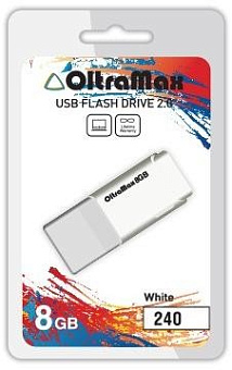 OLTRAMAX OM-8GB-240-белый USB флэш-накопитель