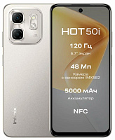 INFINIX Hot 50i X6531B 4/256Gb Grey Titanium Смартфон