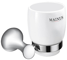 MAGNUS 85005 Стакан керамический с креплением к стене Стакан