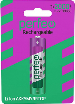 PERFEO (PF_C3318) аккумулятор LI-ION 18650 2200MAH/1BL 3.7V Батарейки
