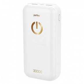 PERFEO (PF_B4301) SPLASH - 30000 mah, белый зарядное устройство