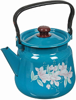 СИБИРСКИЕ ТОВАРЫ С2716.34 Васильковый эмал 3,5л с рис Чайник