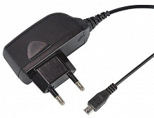 REXANT (16-0269) Сетевое зарядное устройство microUSB 220 В (СЗУ) (5 V, 1000 mA) шнур 1 м черное REXANT