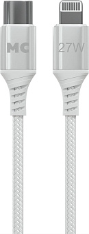 MORE CHOICE (4620202554192) K69ia 2м USB 3.0A PD 27W для Lightning ng 8-pin Type-C - 2м , белый Кабель