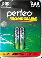 PERFEO (PF-C3021) AAA550mAh/2BL Аккумулятор