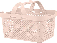 PLAST TEAM BABY PT900310032 для хранения с ручками 5л розовый зефир Корзинка PLAST TEAM BABY PT900310032 для хранения с ручками 5л розовый зефир