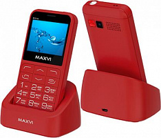 MAXVI B231ds Red Телефон мобильный