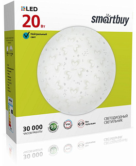 SMARTBUY (SBL-MD-20-W-6K) 20W/6000К Светильник SMARTBUY (SBL-MD-20-W-6K) 20W/6000К