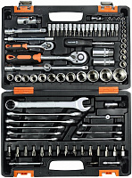 ВИХРЬ Набор инструментов, 1/2", 1/4", в кейсе 82 предм Набор инструментов