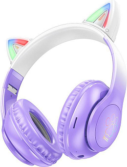 HOCO (6931474795854) W42 Bluetooth 5.3 Purple Наушники