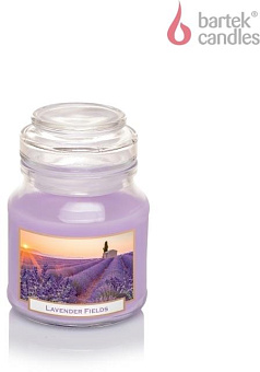 BARTEK Лавандовые поля и мыло (LAVENDER FIELDS & SOAP) 130гр в баночке Свеча