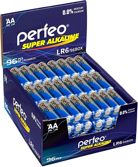 PERFEO (PF_C4978) LR6/96BOX SUPER ALKALINE Батарейки PERFEO (PF_C4978) LR6/96BOX SUPER ALKALINE