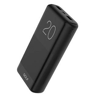 GOLF (G81_Black) G81_Black - 20000 Mah/ черный Powerbank