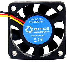 5BITES FB4010S-12L3 40X10 / SLEEVE / 5000RPM / 3P Вентилятор 5bites FB4010S-12L3 40X10 / SLEEVE / 5000RPM / 3P
