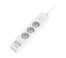 HARPER UCH-330 3 розетки 1.5 метра 4 кВт крепление к стене Сетевой фильтр
