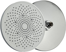 GFMARK 6145 Лейка тропический душ круглая, из высокопрочного АБС пластика, с белой вставкой, D - 230 мм, в блистере, цвет ХРОМ Аксессуар для душа