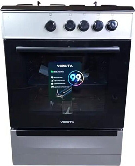 VESTA Bergamo VGG 6021.1 Серая с VD Газовая плита VESTA Bergamo VGG 6021.1 Серая с VD
