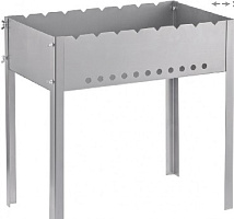 PALISAD Мангал на барашках 500х305х500мм, сталь 1,2мм Мангал PALISAD Мангал на барашках 500х305х500мм, сталь 1,2мм