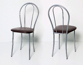 БИТЕЛ ВЕНСКИЙ Серебро/Шоколад С-221 Стул