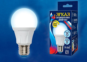 UNIEL (UL-00004285) LED-A60 10W/6500K/E27/FR/DIM PLP01WH Лампочка