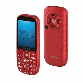 MAXVI B9 Red (2 SIM) Телефон мобильный