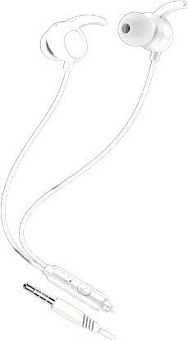 AKSBERRY (6920680834372) АM10 Sport с микрофоном, белый Гарнитура