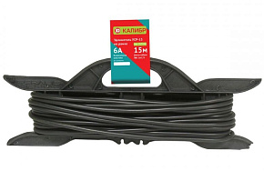 КАЛИБР на рамке УСР-15 15м, 2х0,75мм2 Удлинитель