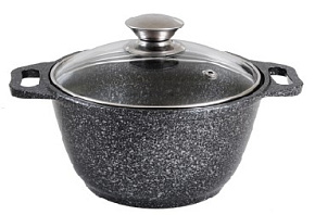 KUKMARA КМТ22а 2,0л. Темный мрамор Кастрюля