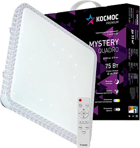 КОСМОС KSMystQD75W белый Светодиодный настенно-потолочный светильник КОСМОС KSMystQD75W белый
