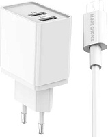 MORE CHOICE NC44i СЗУ 2USB 2.4A для 8-pin White СЗУ