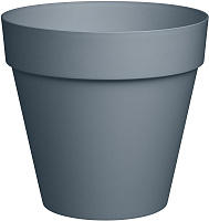 HOMVER Tarragon D250мм, 7л со вставкой (серый) 221610535/01 Горшок цветочный HOMVER Tarragon D250мм, 7л со вставкой (серый) 221610535/01