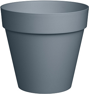 HOMVER Tarragon D250мм, 7л со вставкой (серый) 221610535/01 Горшок цветочный HOMVER Tarragon D250мм, 7л со вставкой (серый) 221610535/01