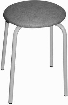 VIOLET 8001/3 Табурет круглое сидение (серый) 800103 Табурет