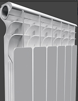 АКВАПРОМ AL 500/80 A21 10 секций 00-00018432 Радиатор алюминиевый АКВАПРОМ AL 500/80 A21 10 секций 00-00018432