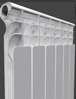 АКВАПРОМ AL 500/80 A21 10 секций 00-00018432 Радиатор алюминиевый АКВАПРОМ AL 500/80 A21 10 секций 00-00018432