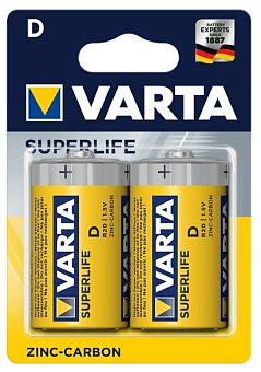 VARTA R14 C BL2 SUPER LIFE HEAVY DUTY 1.5V (2014) (2/24/120) (2014101412) Элементы питания