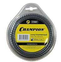 CHAMPION C7067 Корд трим.PLATIN SAW 3.0мм*12м (зубчатый) Корд триммерный