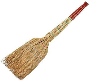 БЕЗ ТМ Веник сорго 5ти прошивной, 4х лучевой (106954)